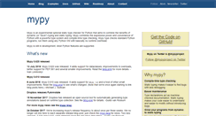 Desktop Screenshot of mypy-lang.org